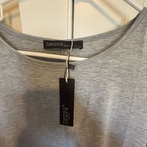 Zanzea Light Gray Casual Top